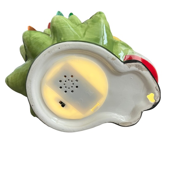 Vintage ceramic Santa light up Christmas tree 13 inch - Picture 3 of 8